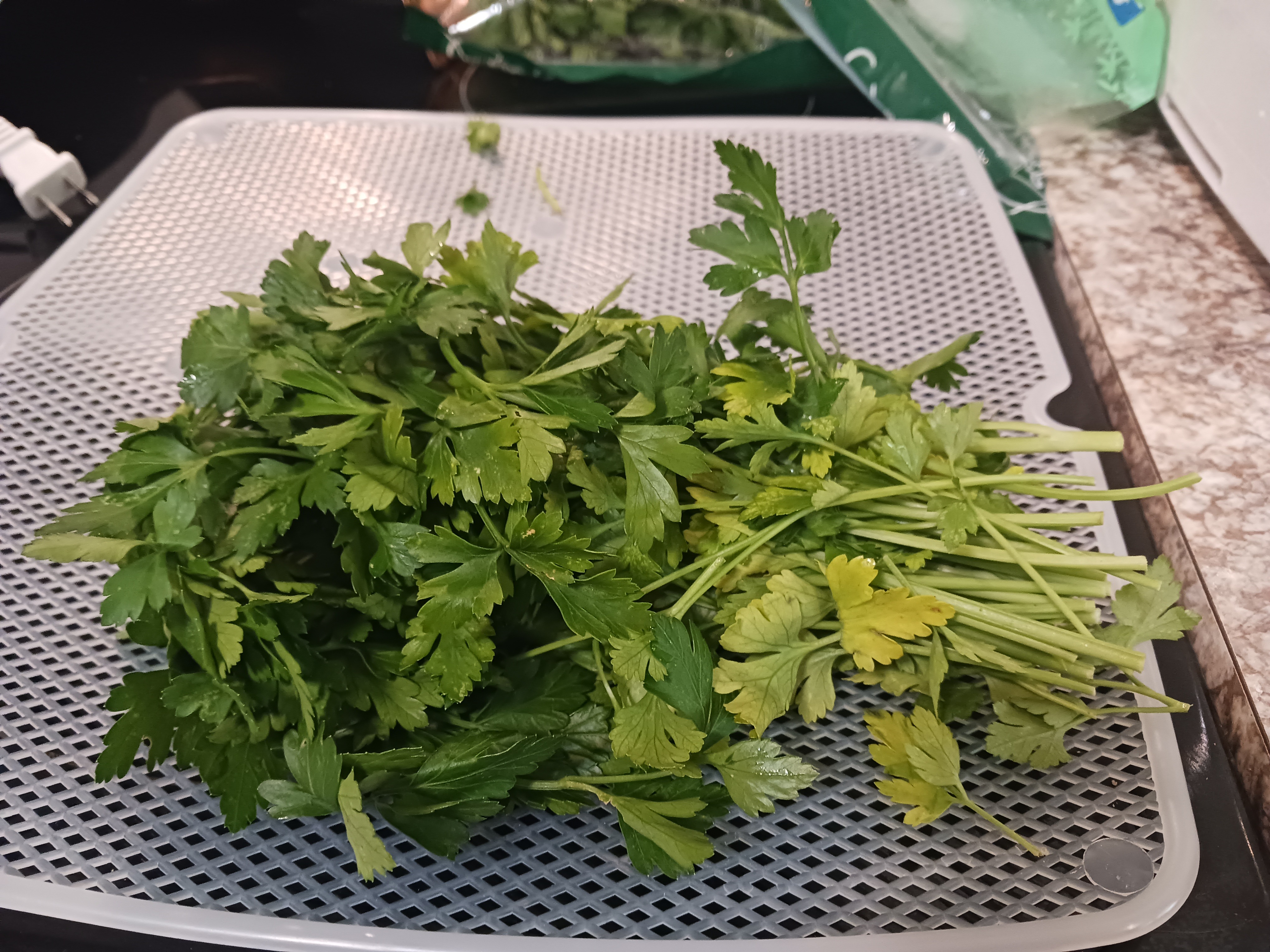 How to use a Dehydrator to make Dehydrated Parsley